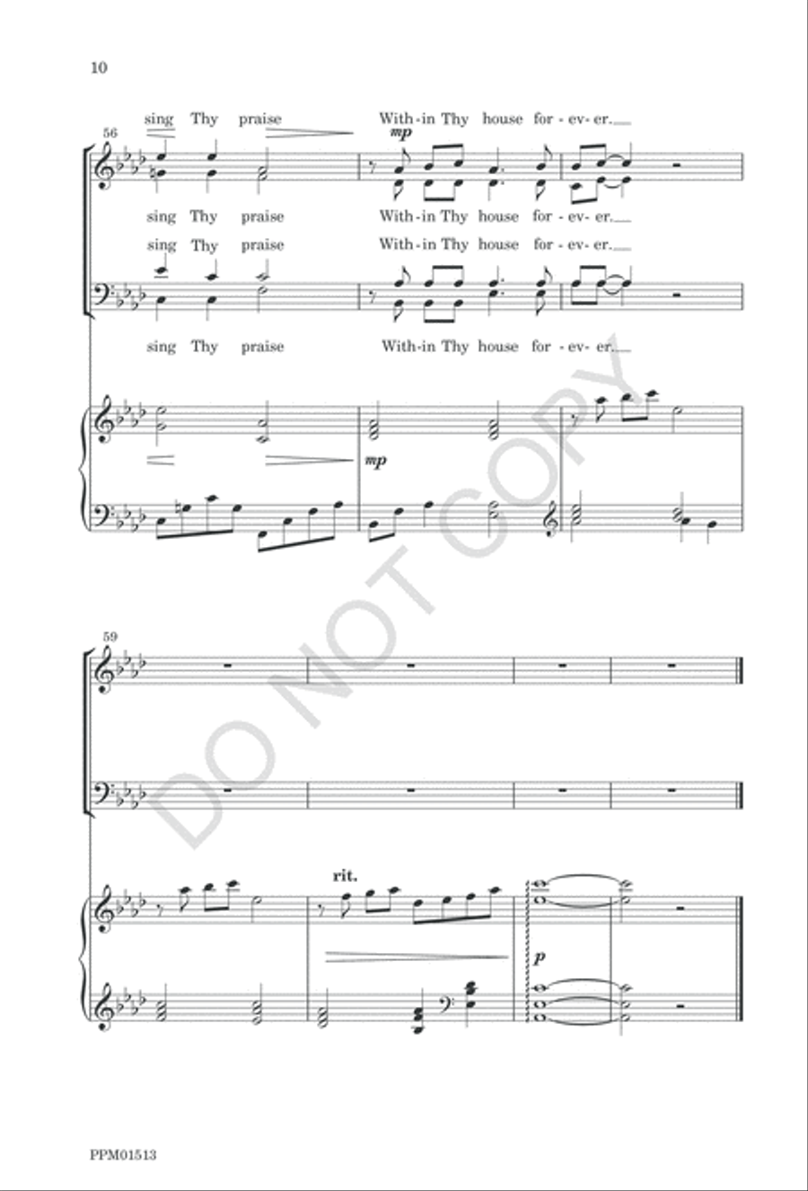 The King of Love 4-Part scores gallery preview page 13