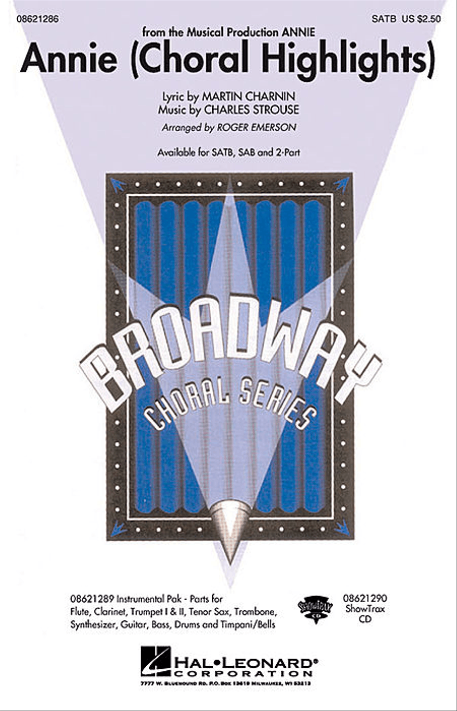 Annie (Choral Highlights) 3-Part scores gallery preview page 1