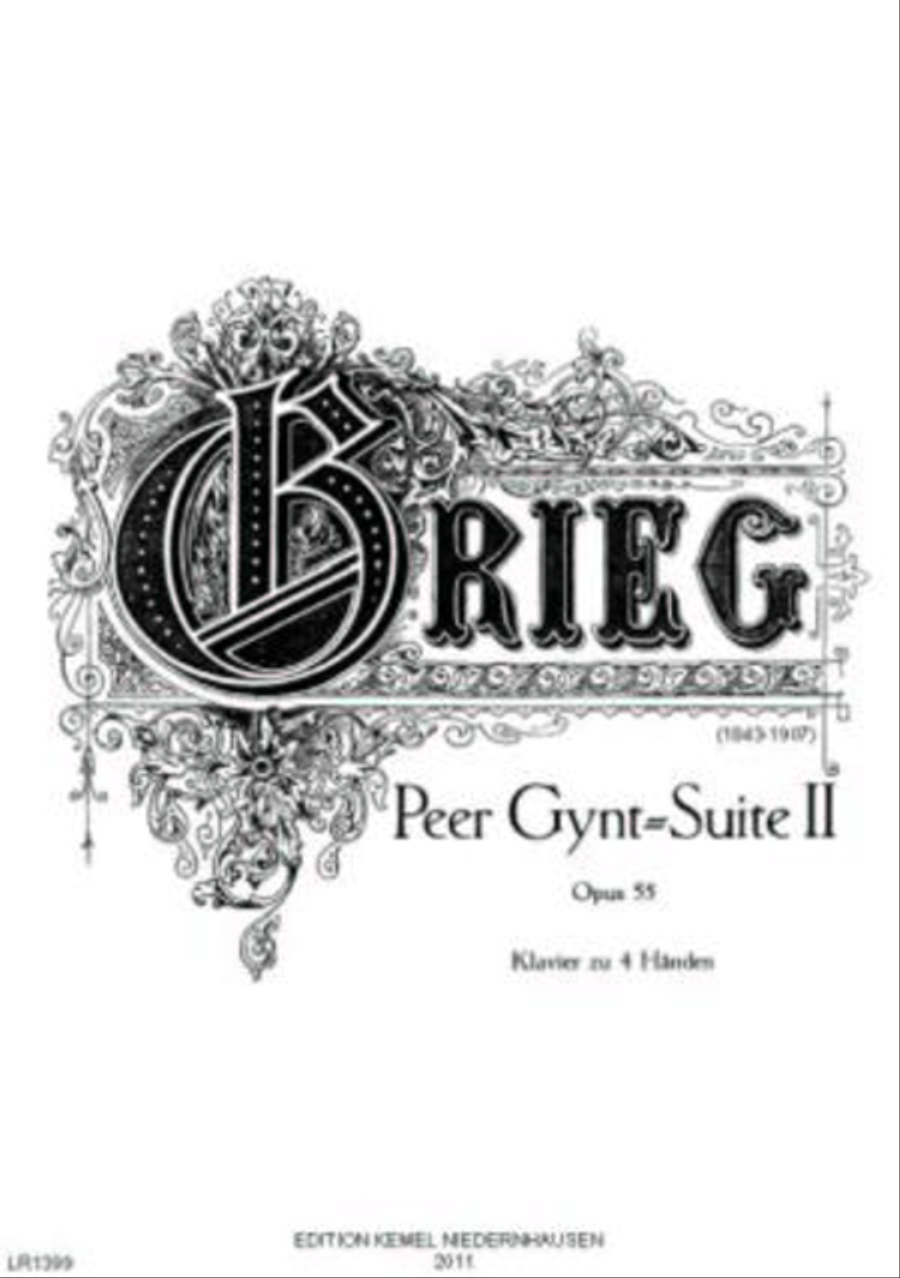 Peer Gynt-Suite II Piano Duet scores gallery preview page 1