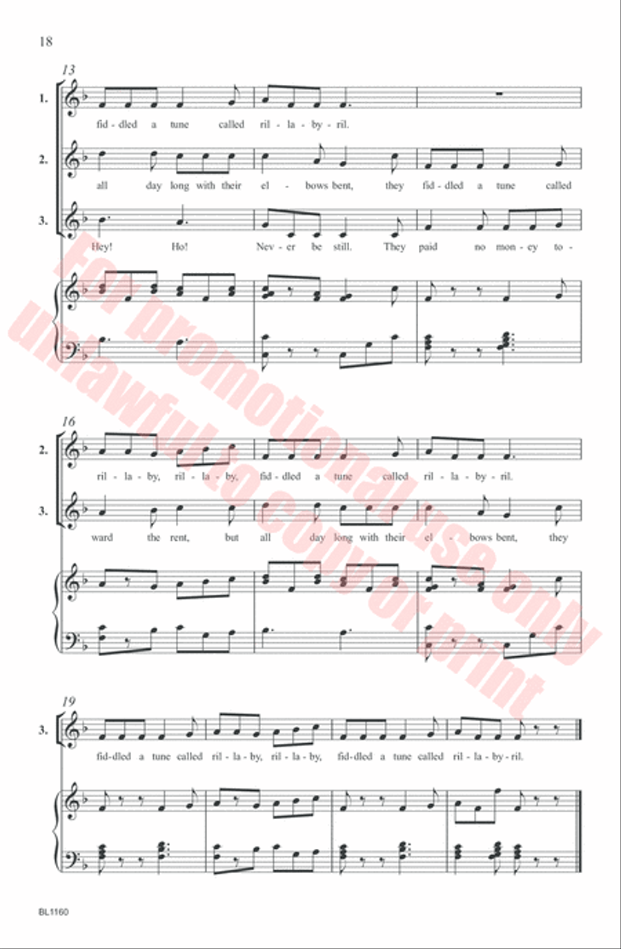 Round and Round: A Collection of Rounds for Emerging Choirs Choir scores gallery preview page 18