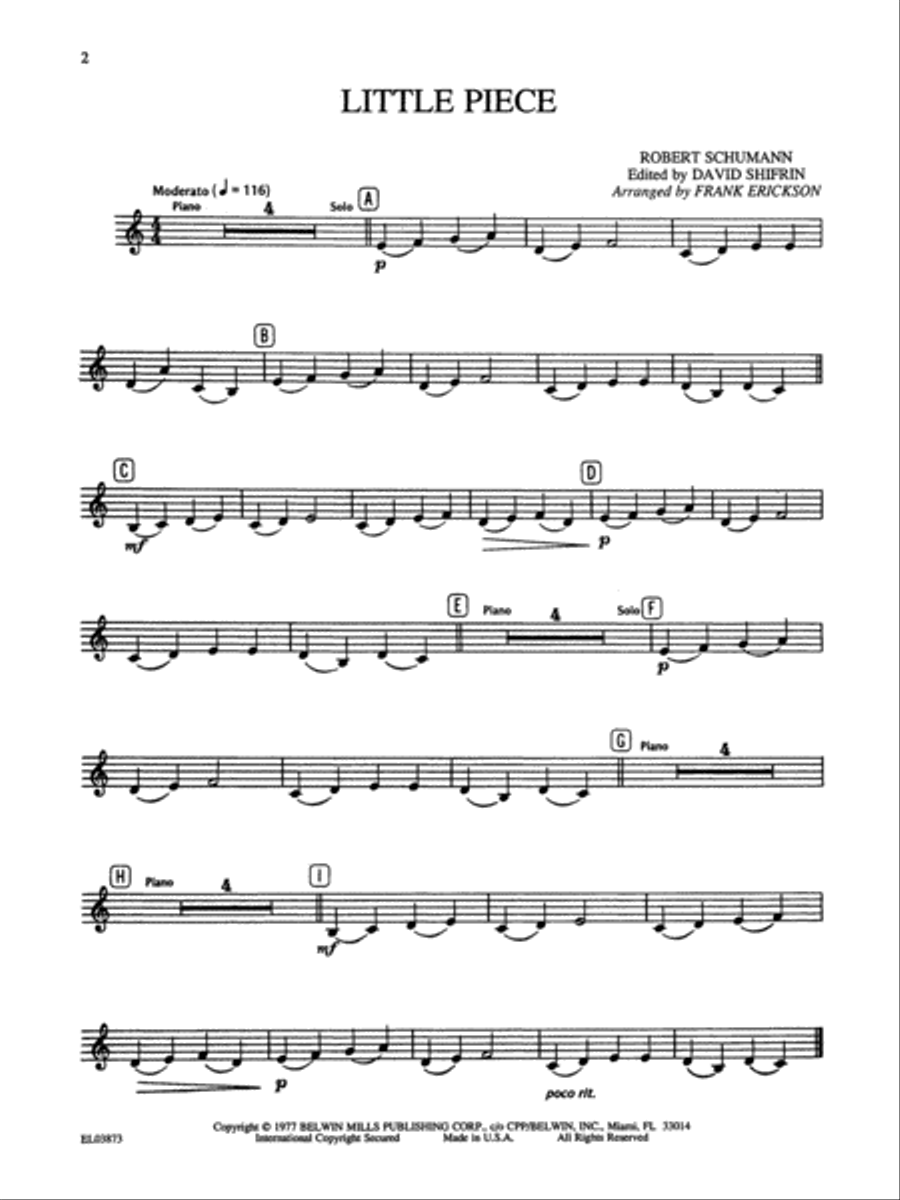 Classic Festival Solos (B-flat Clarinet) B-Flat Clarinet scores gallery preview page 3