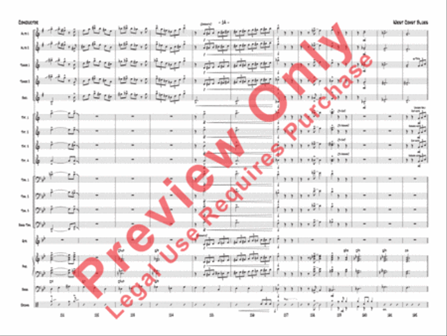 West Coast Blues West Coast Blues Jazz Ensemble scores gallery preview page 37