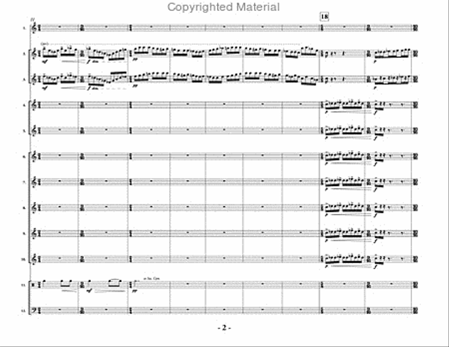 Houston Strokes Percussion Ensemble scores gallery preview page 3