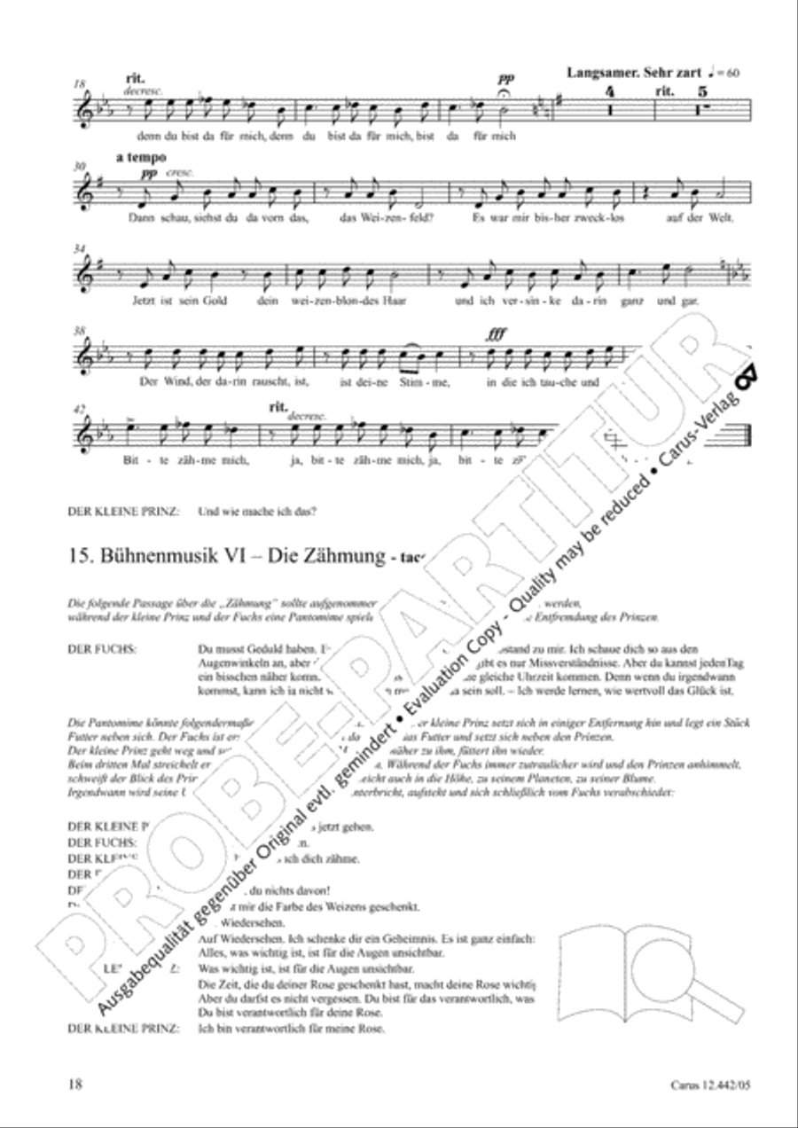 Der kleine Prinz 3-Part scores gallery preview page 19