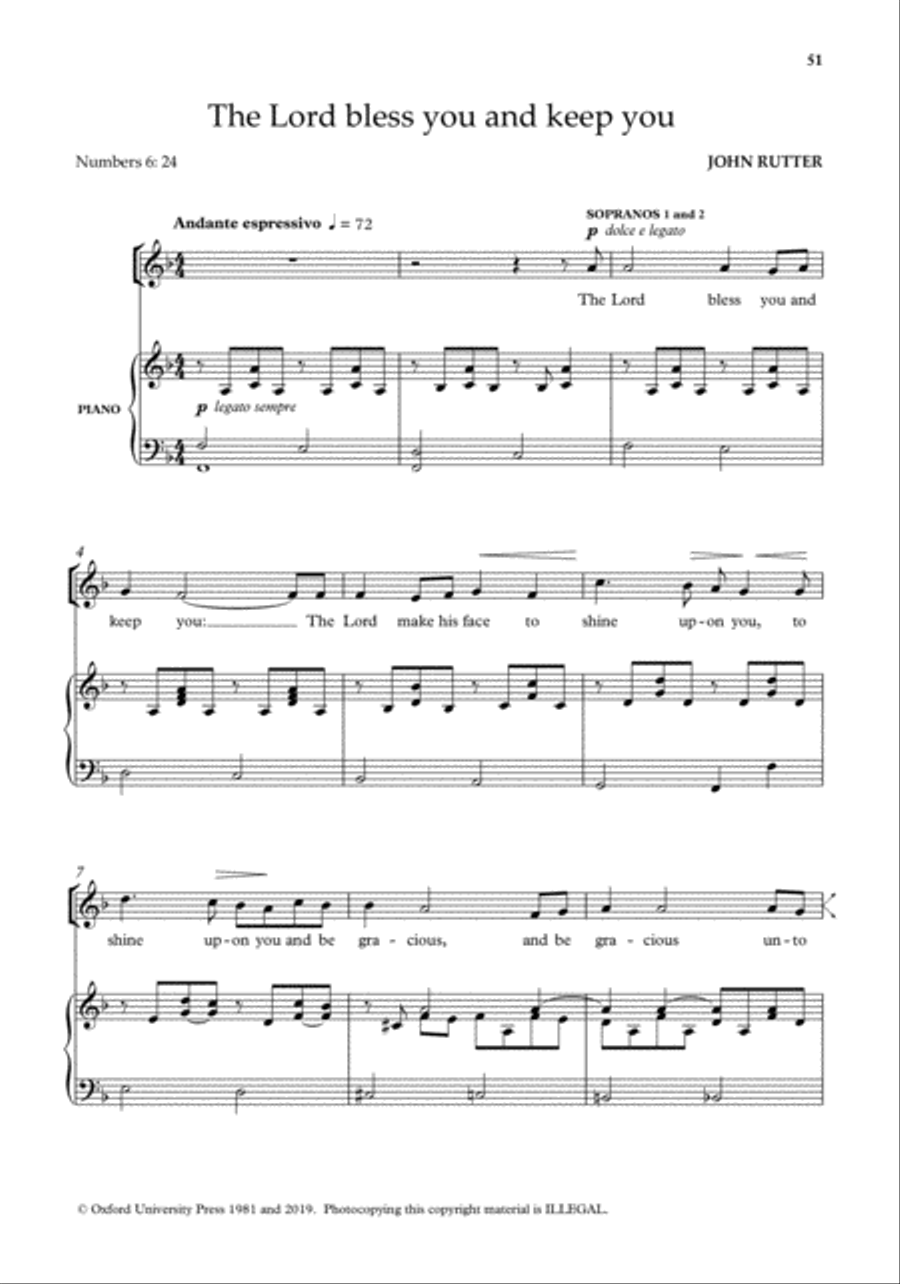 Anthems and Choral Songs for upper-voice choirs 3-Part scores gallery preview page 8