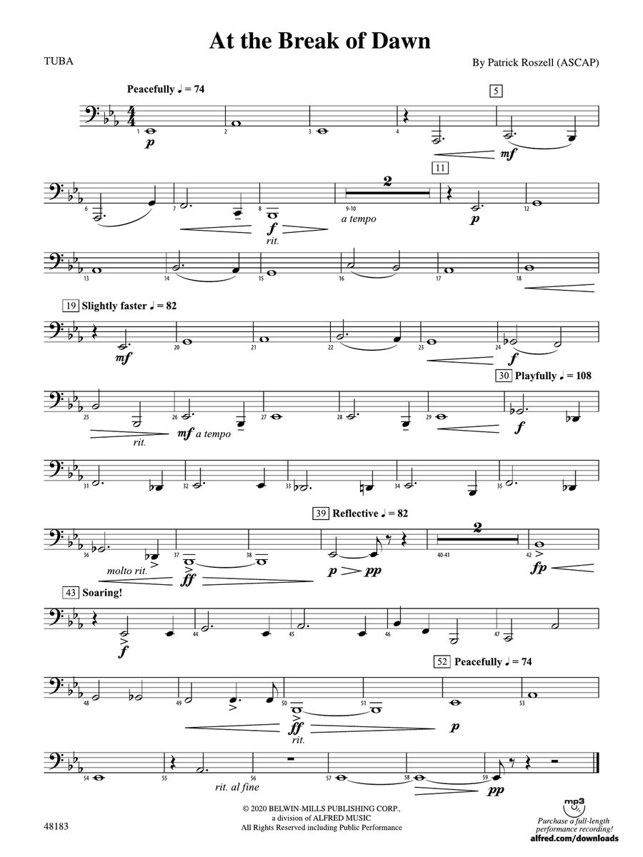 At the Break of Dawn: Tuba