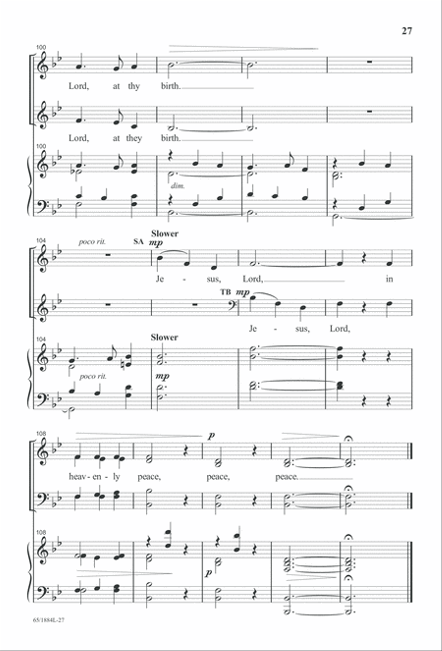 Let Us Adore Him Let Us Adore Him 4-Part scores gallery preview page 29