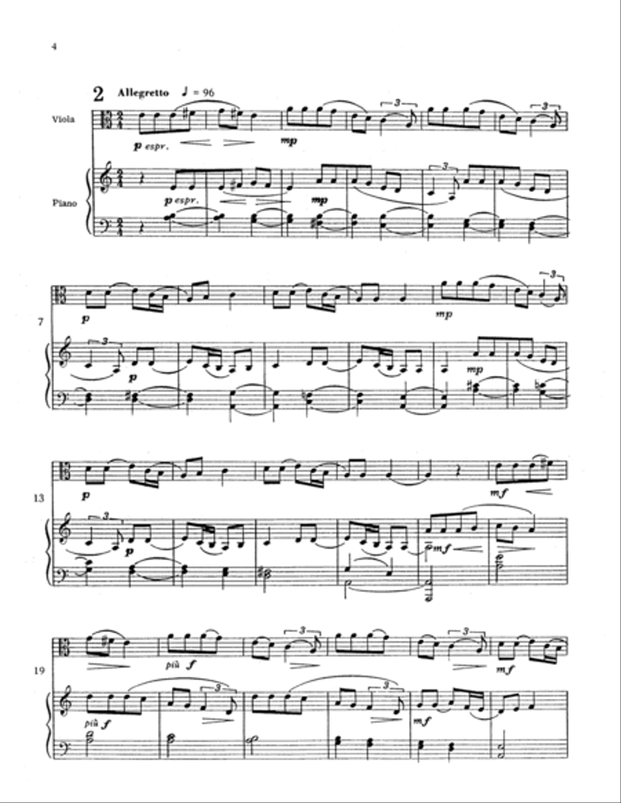Three Hungarian Folksongs English Horn scores gallery preview page 3