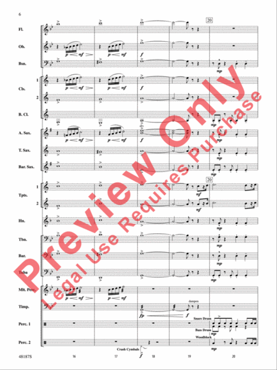 Fortaleza Concert Band scores gallery preview page 7