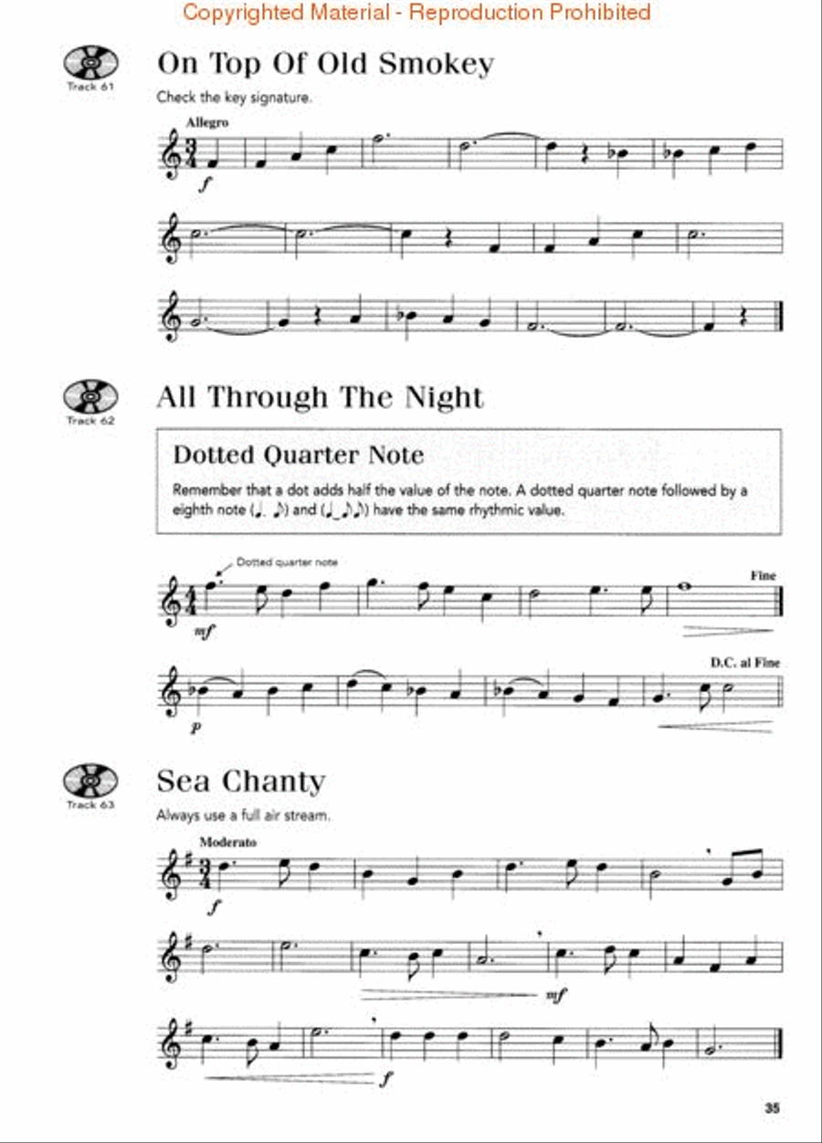 Play Alto Sax Today! Play Alto Sax Today! Alto Saxophone scores gallery preview page 4