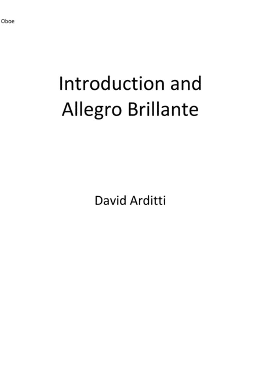 Introduction and Allegro Brillante Flute scores gallery preview page 6