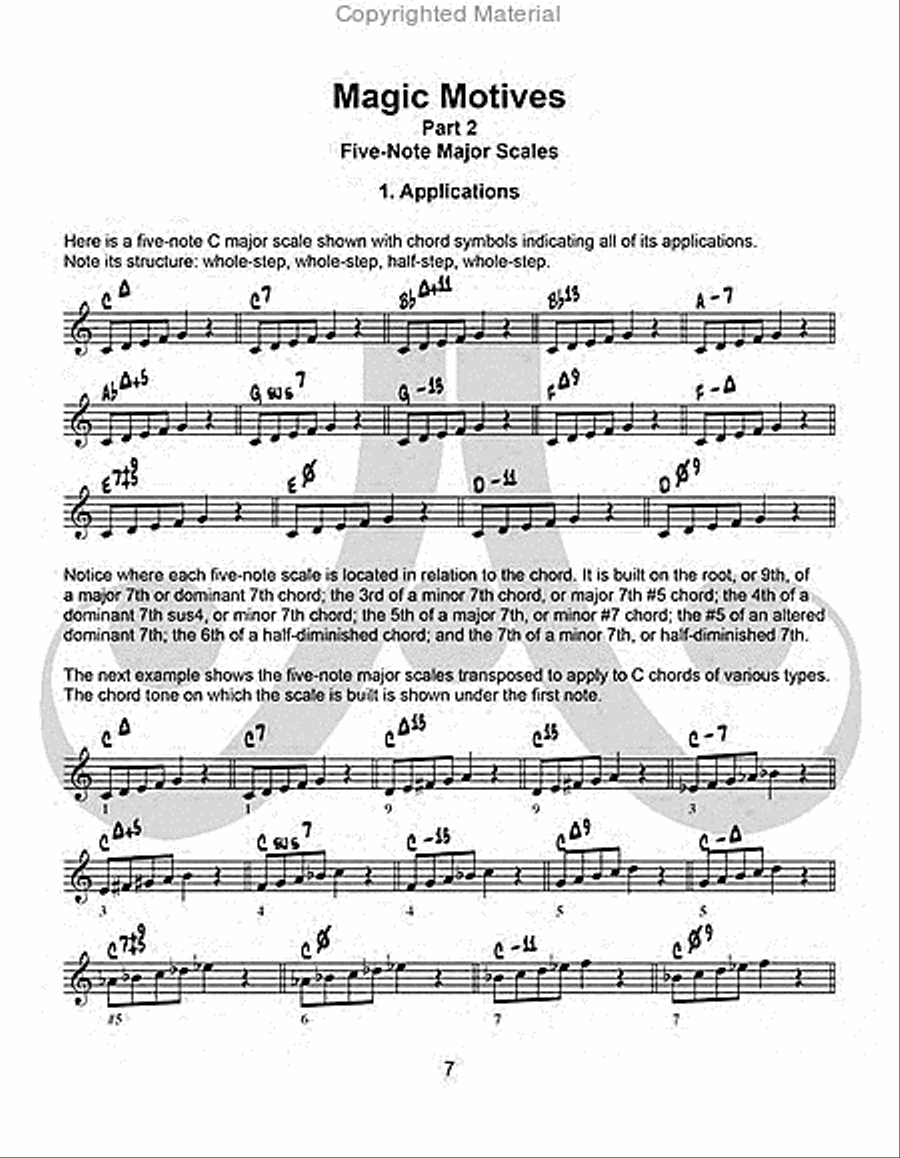 Magic Motives Magic Motives Book and Digital Audio scores gallery preview page 5