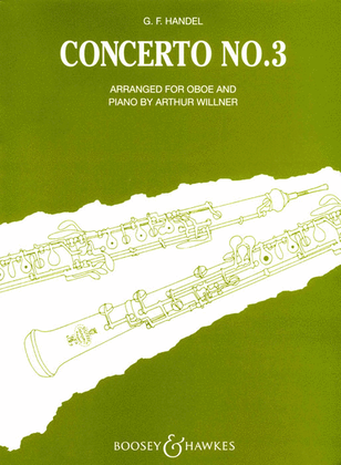 Book cover for Concerto No. 3 in G minor