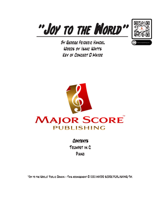 Joy to the World - C Trumpet & Piano (D Major)