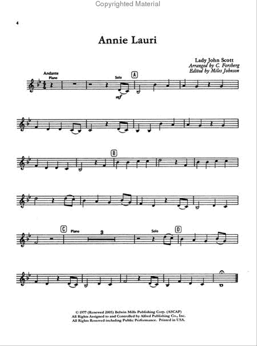 Solo Sounds for French Horn, Volume 1 Horn scores gallery preview page 3