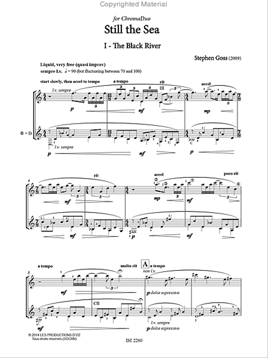 Still the Sea Still the Sea Classical Guitar scores gallery preview page 2