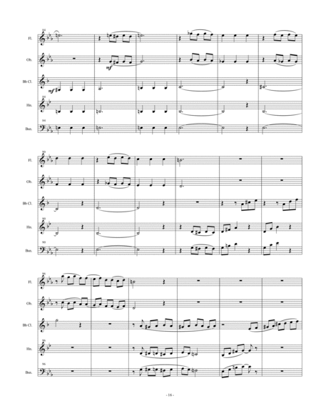 Horn (or Bassoon) Wind Quartet #6