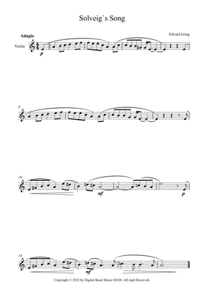 Solveig`s Song - Edvard Grieg (Violin)