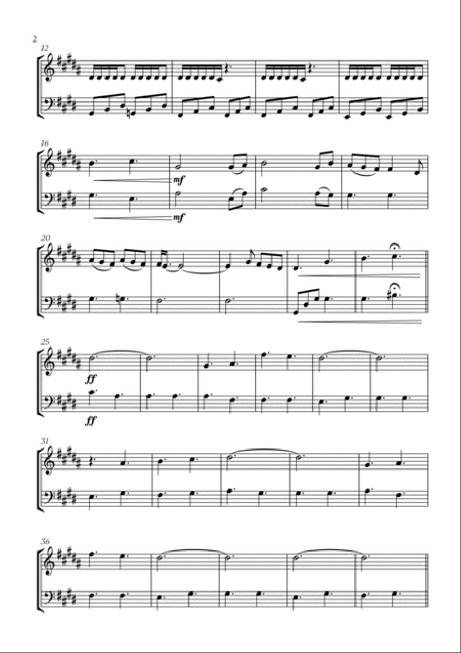 Golden Hour Woodwind Duet scores gallery preview page 2