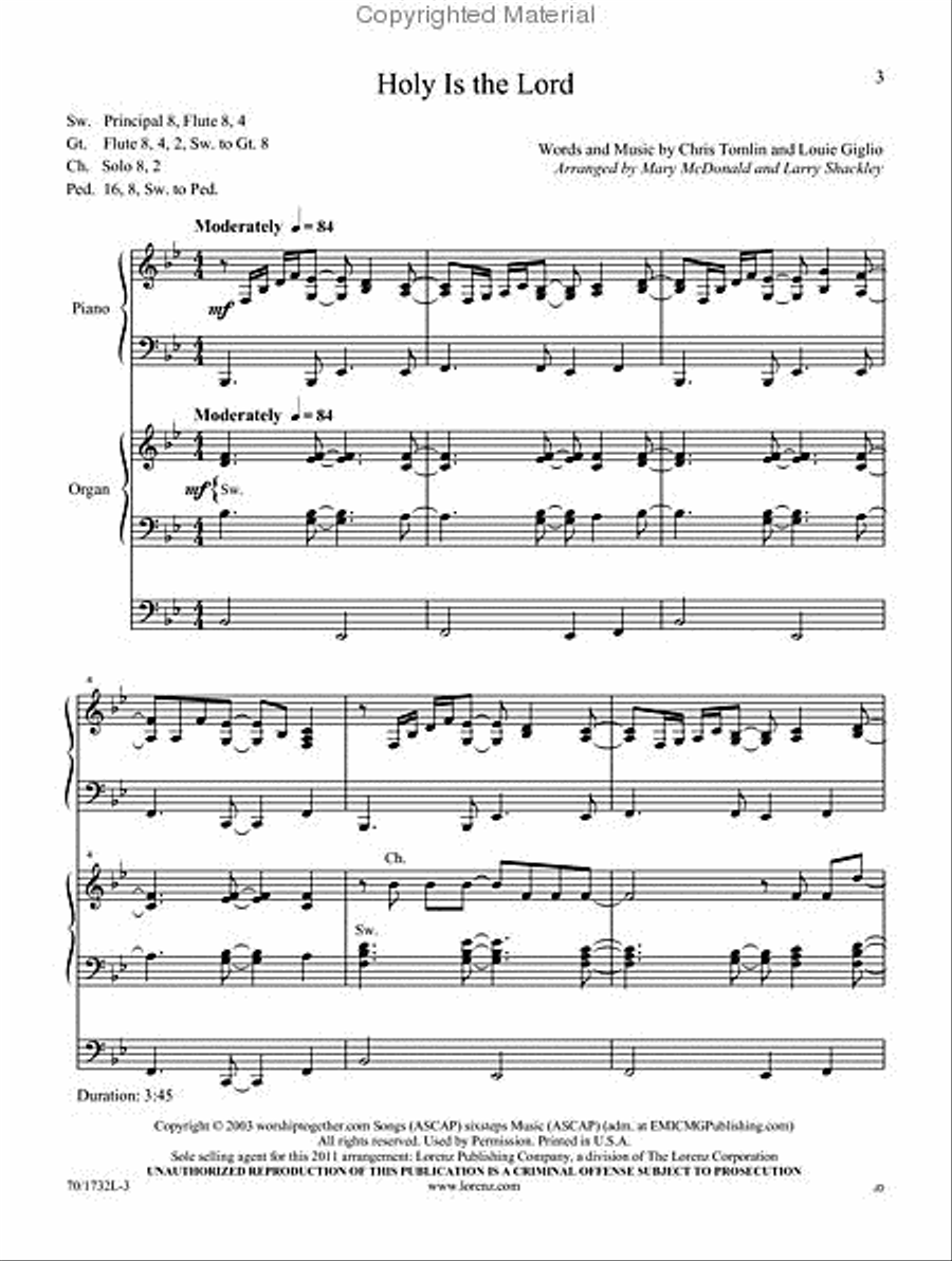Powerful Praise Organ scores gallery preview page 2
