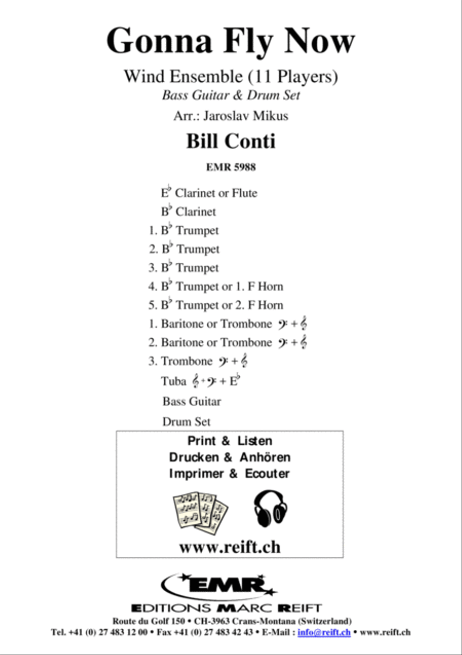 Gonna Fly Now Bass Guitar scores gallery preview page 2