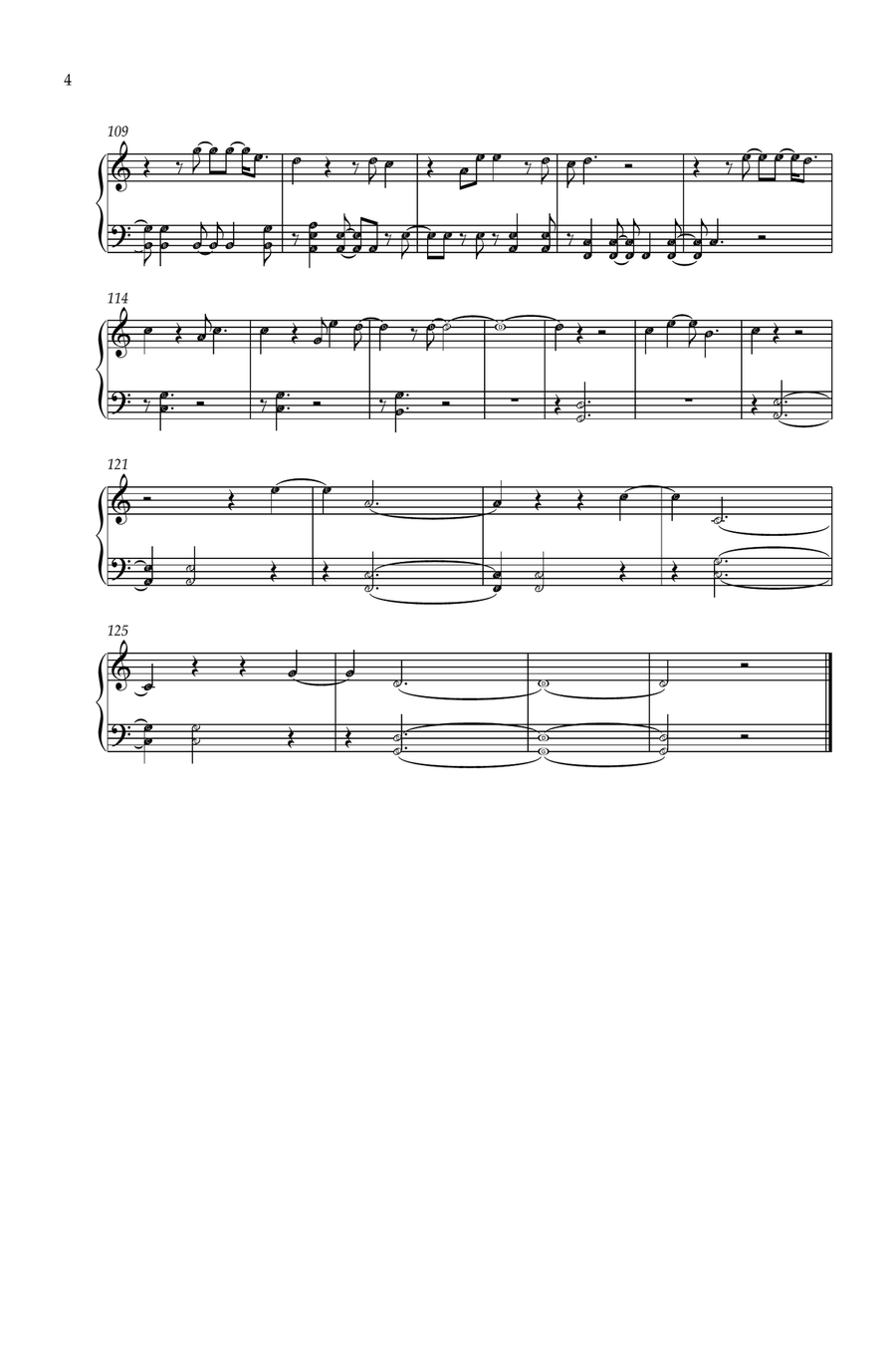 In Jesus Name (God Of Possible) Easy Piano scores gallery preview page 4