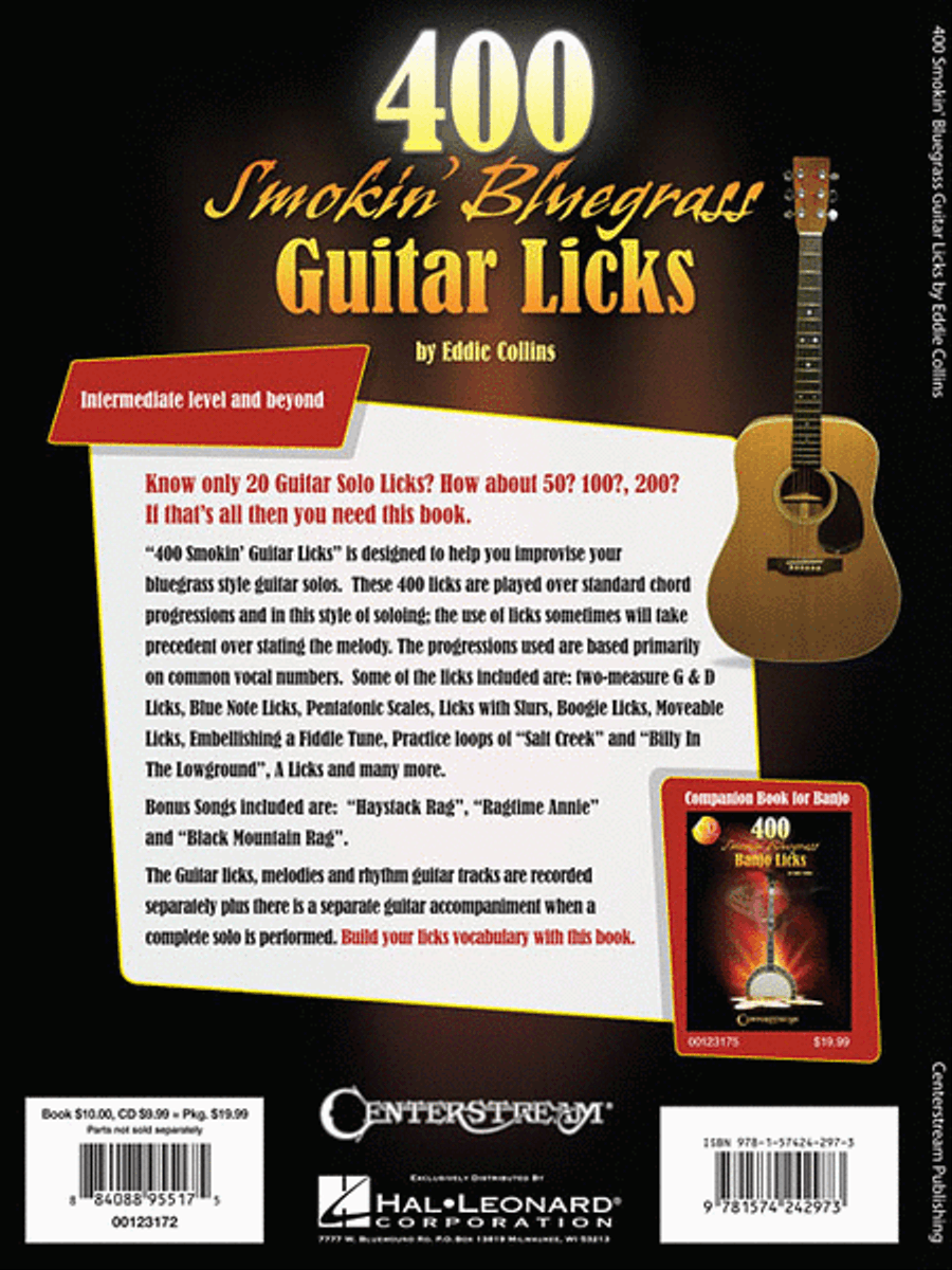 400 Smokin' Bluegrass Guitar Licks Acoustic Guitar scores gallery preview page 2