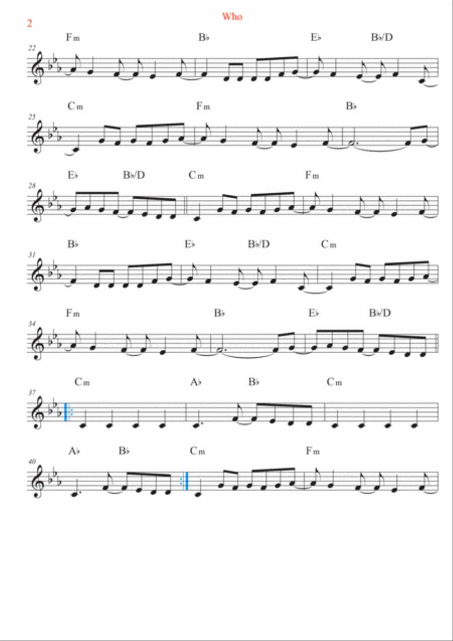 Who Acoustic Guitar scores gallery preview page 2