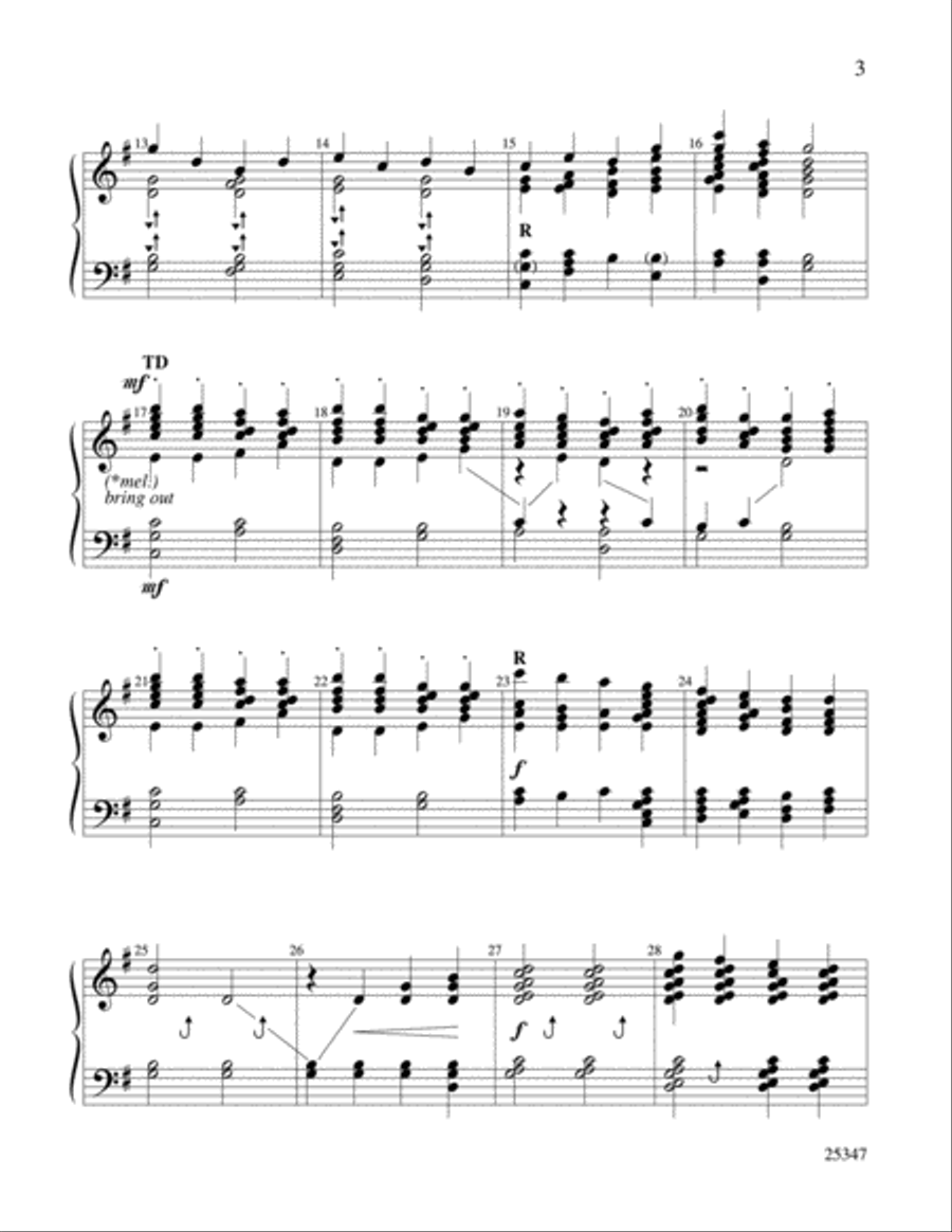 Advent Promise Handbell Choir scores gallery preview page 3
