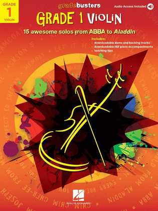 Book cover for Gradebusters Grade 1 Violin Book/Online Audio