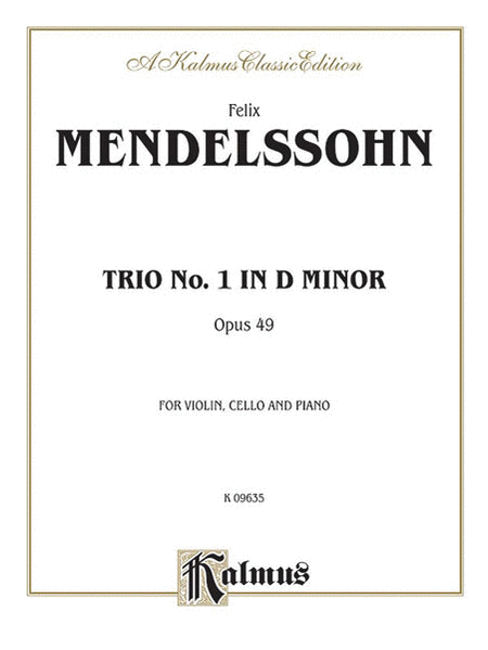 Trio in D Minor, Op. 49