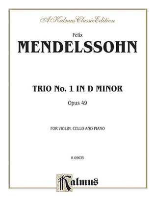 Book cover for Trio in D Minor, Op. 49