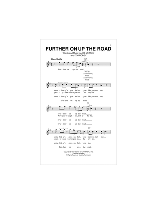 Book cover for Further On Up The Road