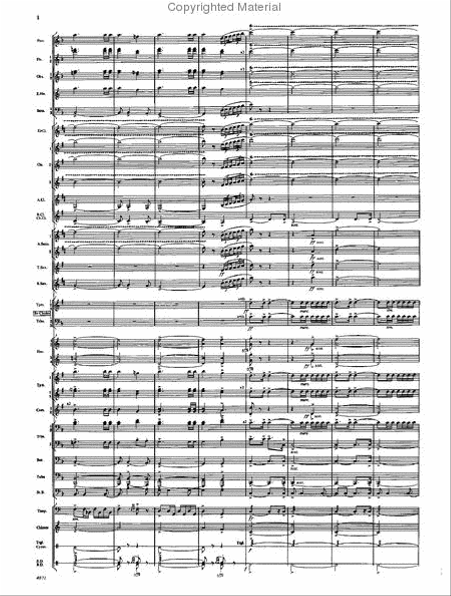 Fourth Suite for Band Concert Band scores gallery preview page 4