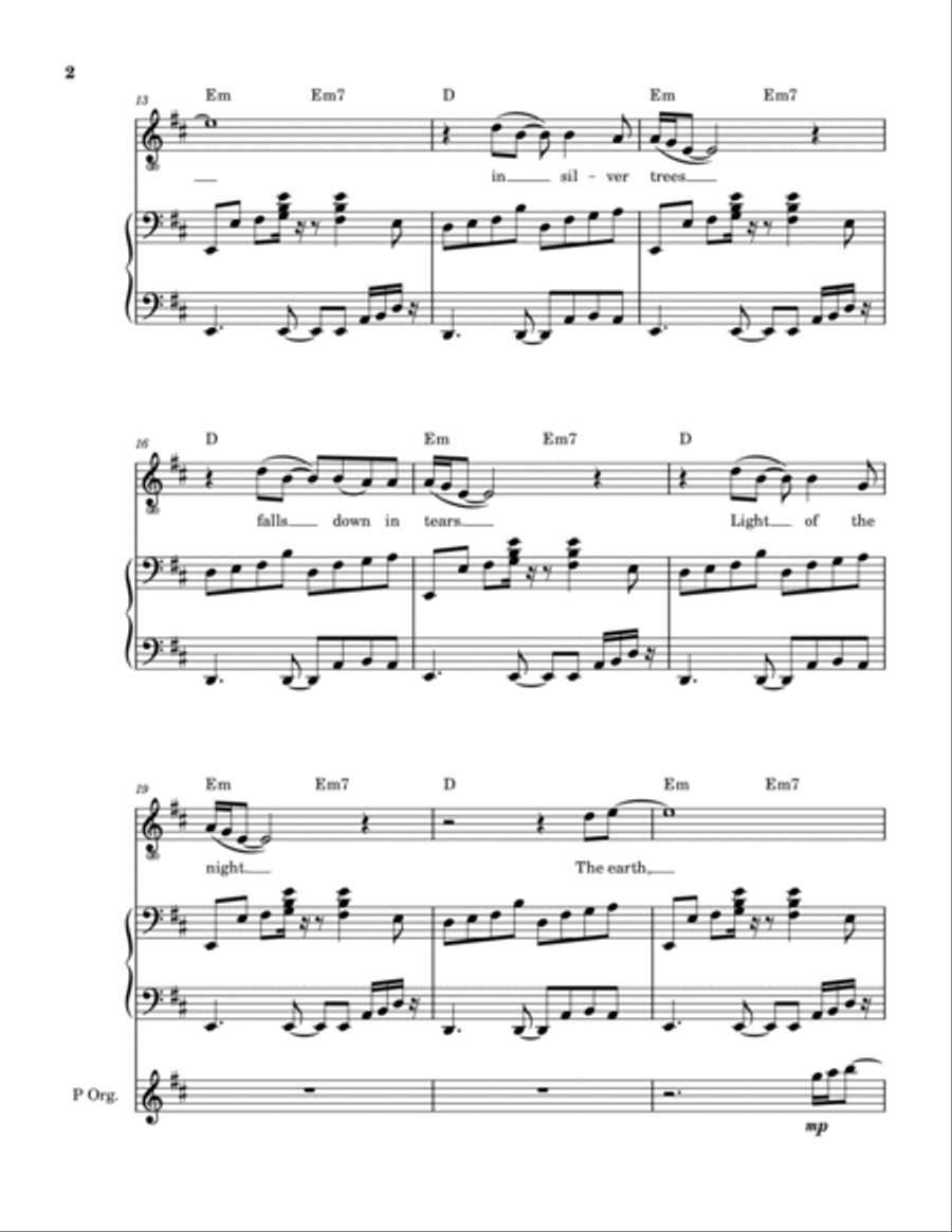 Planet Caravan Piano, Vocal, Guitar scores gallery preview page 3