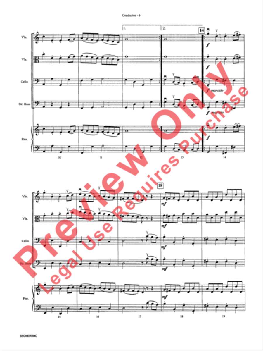 Belwin Beginning String Orchestra Kit #1 String Orchestra scores gallery preview page 9
