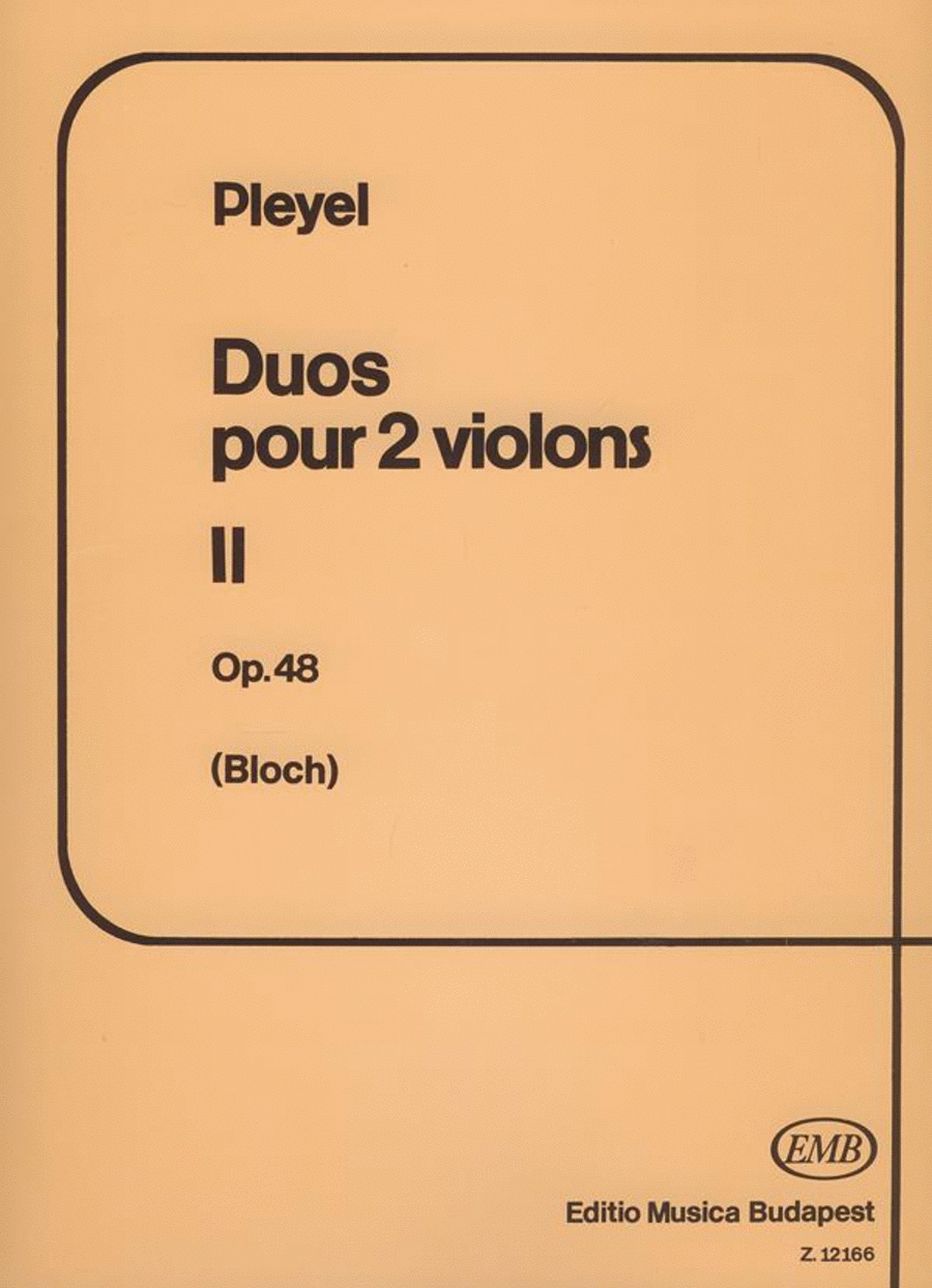 Dous II Op. 48 Für Zwei Violinen