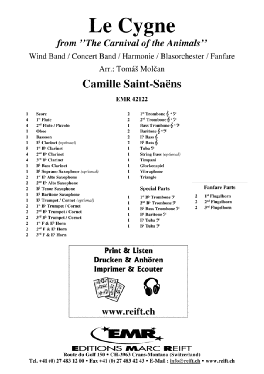 Le Cygne Concert Band scores gallery preview page 2