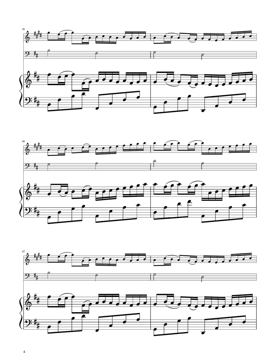 Canon in D - Trumpet and Trombone Duet Brass Duet scores gallery preview page 4