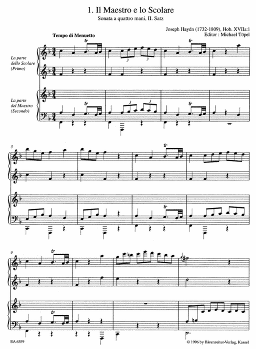 Barenreiter Piano Album Four-hand