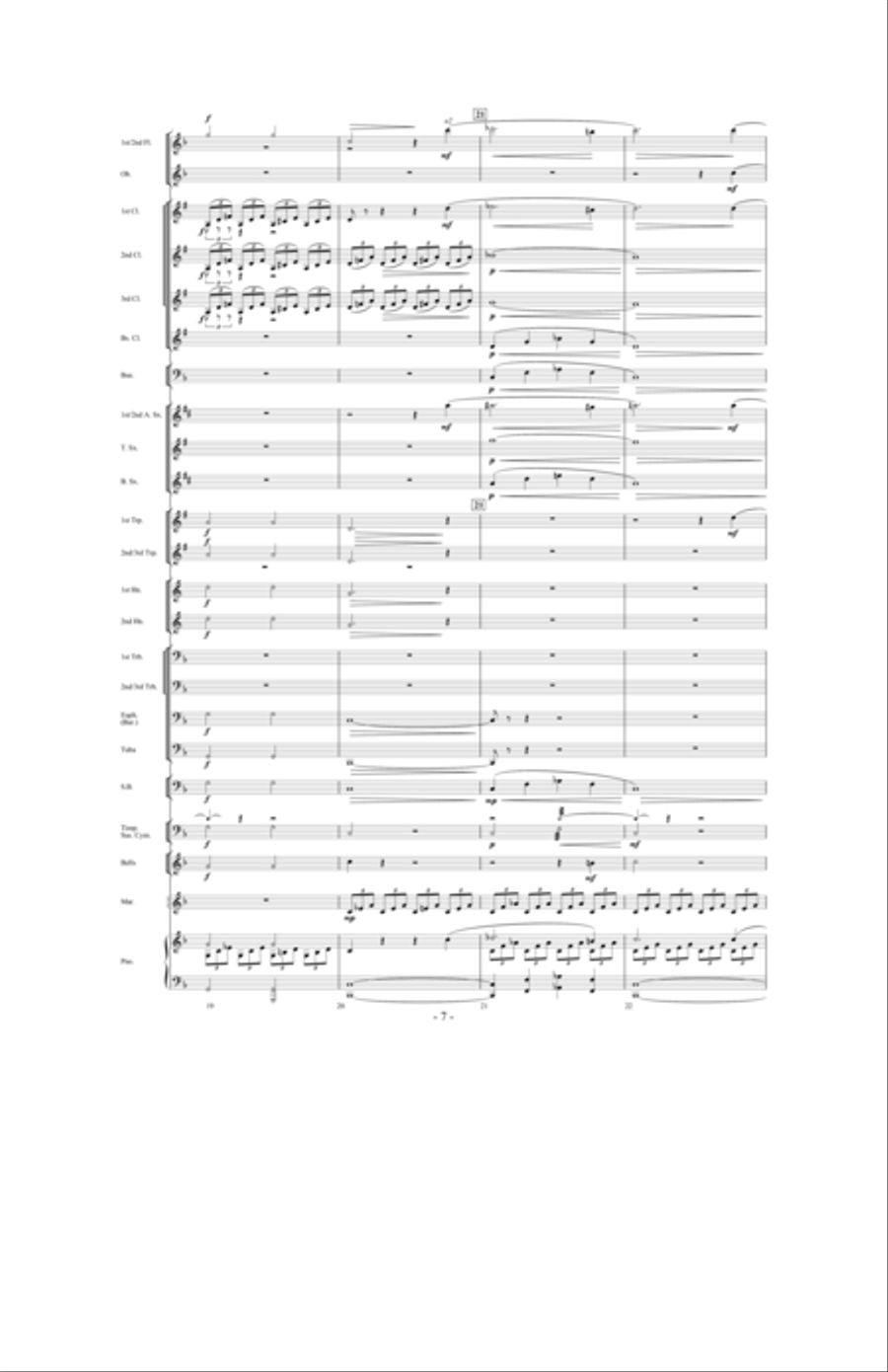 Moonlight Sonata Concert Band scores gallery preview page 6