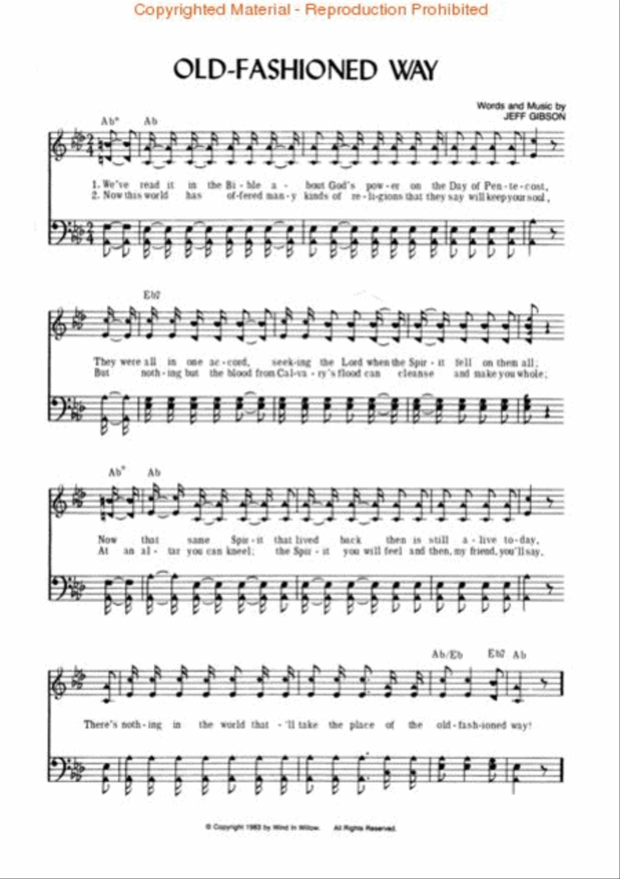 Southern Gospel Music and Proud of It Piano, Vocal, Guitar scores gallery preview page 3