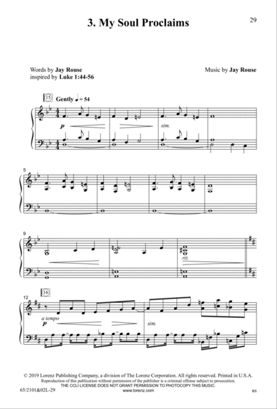Everlasting Light - SATB with Performance CD 4-Part scores gallery preview page 20