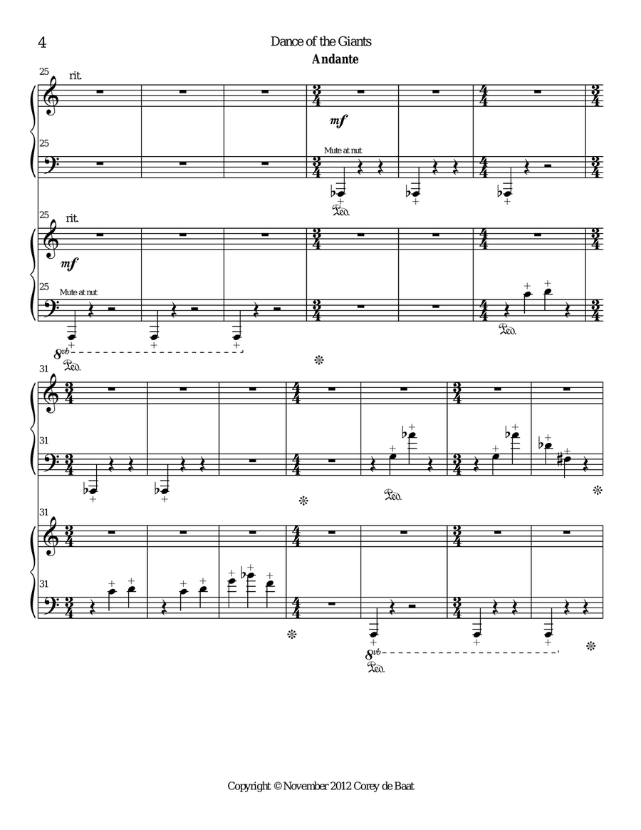 Dance of the Giants Piano scores gallery preview page 6