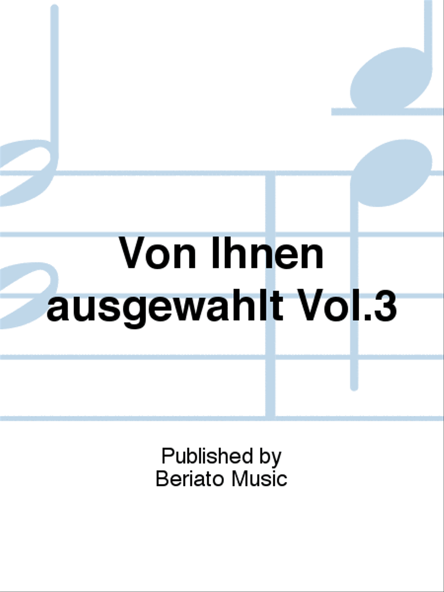 Von Ihnen ausgewählt Vol.3 Organ scores gallery preview page 1