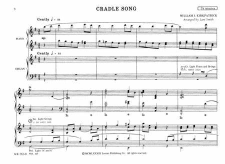 Christmas Duets for Organ and Piano, No. 3