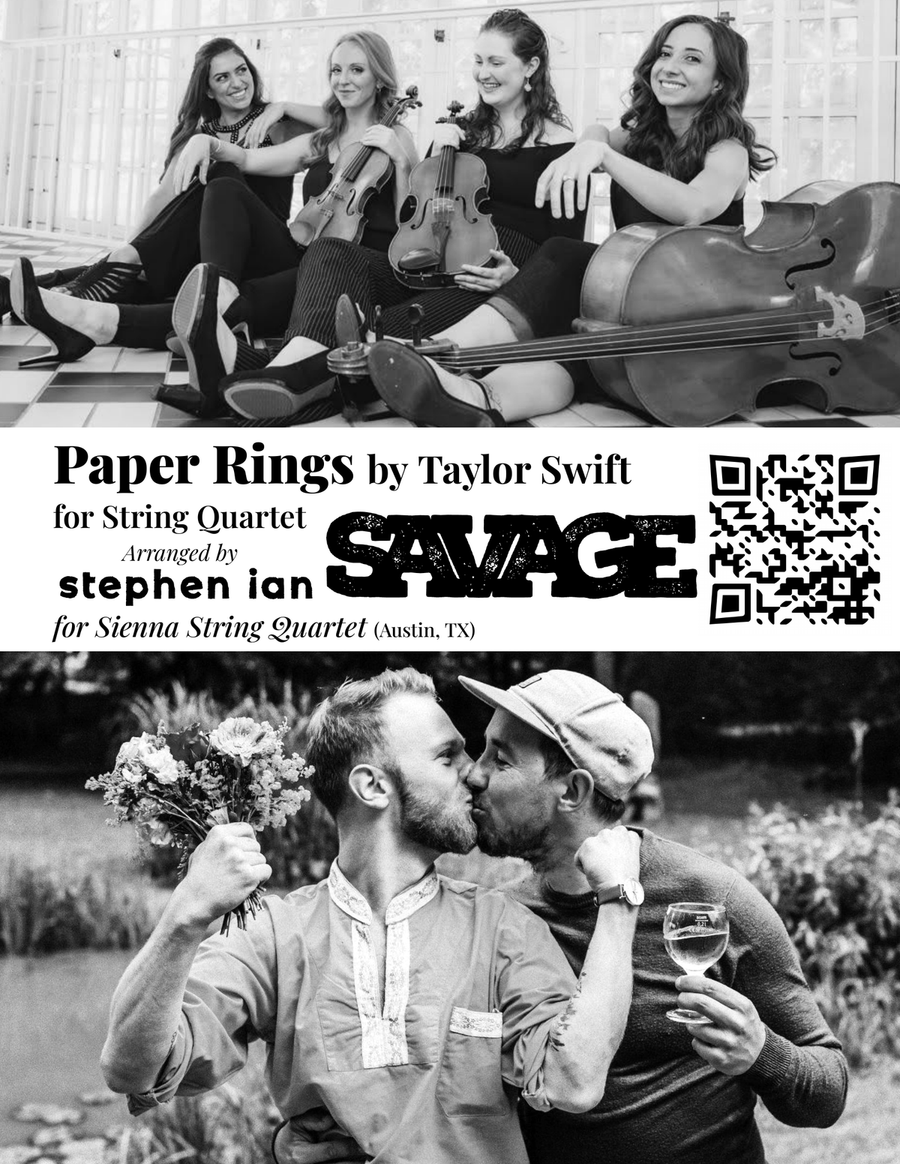 Paper Rings String Quartet scores gallery preview page 1