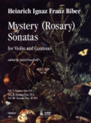 Book cover for Mystery (Rosary) Sonatas for Violin and Continuo - Vol. II: Sonatas No. VI-X