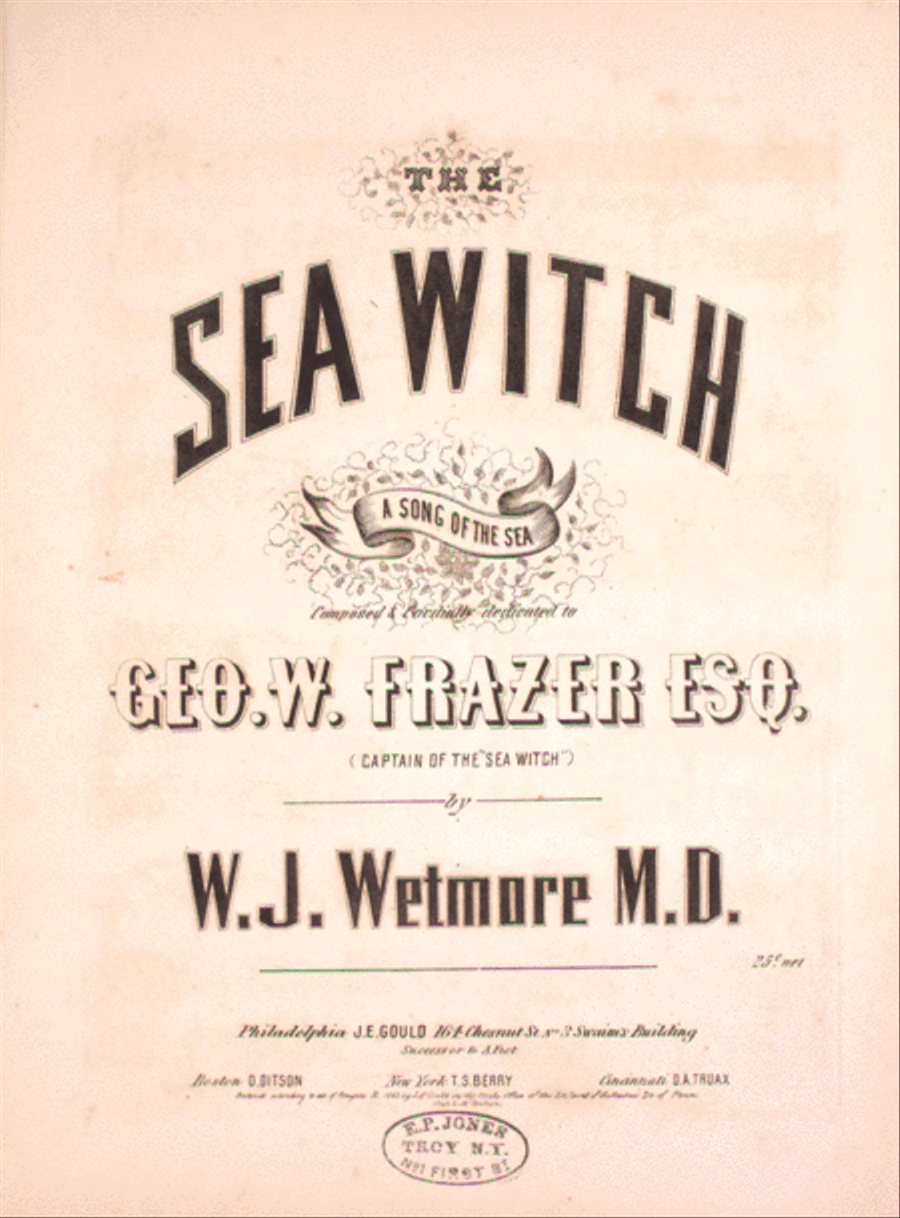 The Sea Witch. A Song of the Sea 4-Part scores gallery preview page 1