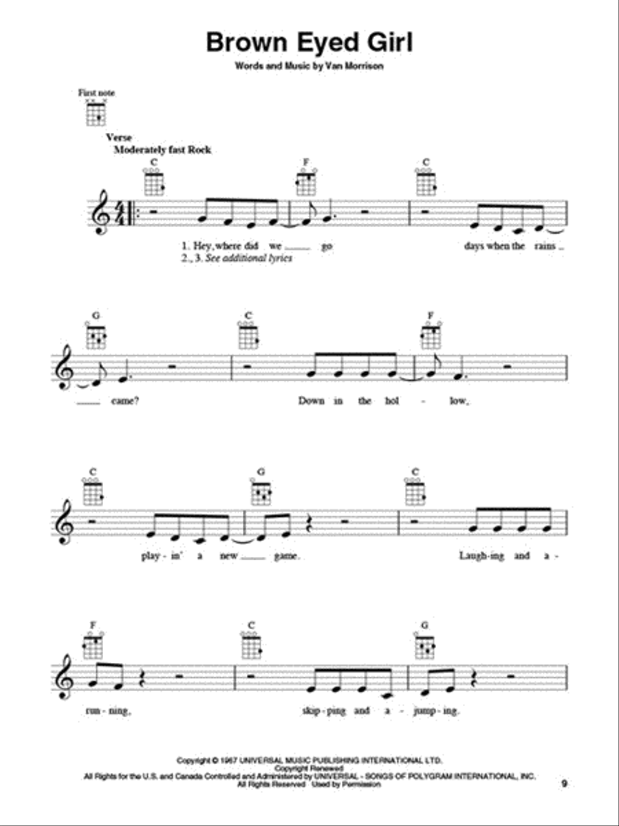 The Ukulele 4 Chord Songbook Ukulele scores gallery preview page 5